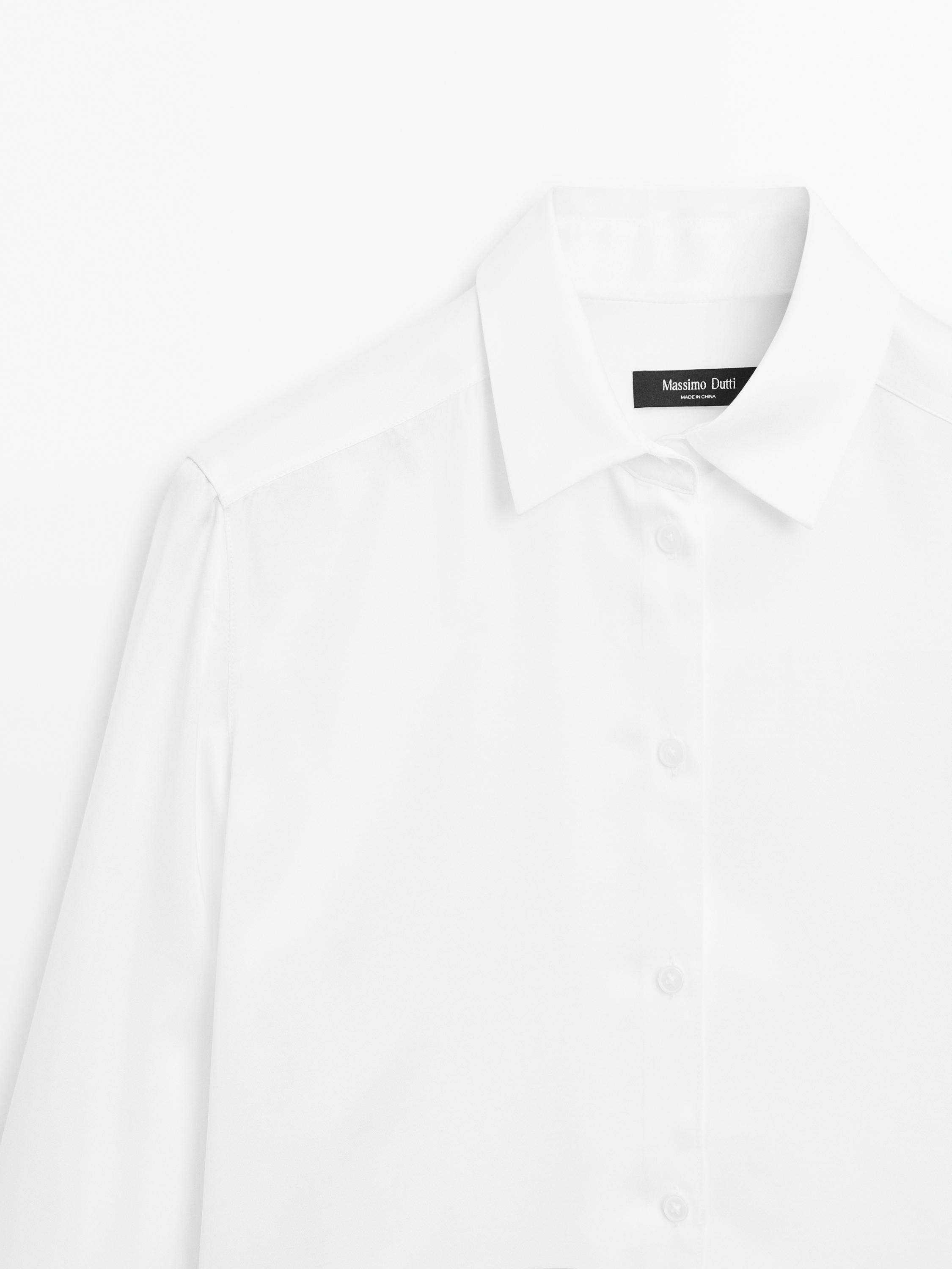 Chemisier fluide satin